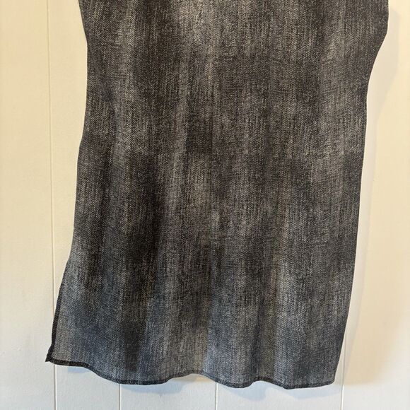 Eileen Fisher NEW Button Up Silk Mandarin Collar Sleeveless Tank Medium Neutral - Picture 8 of 13